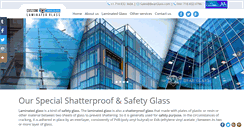 Desktop Screenshot of customlaminatedglass.com